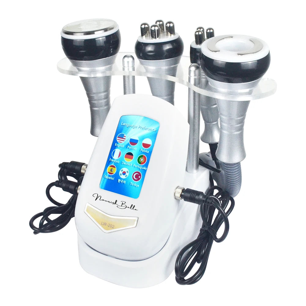 4-in-1 40K Ultrasonic Cavitation Beauty Machine for Body and Facial Care