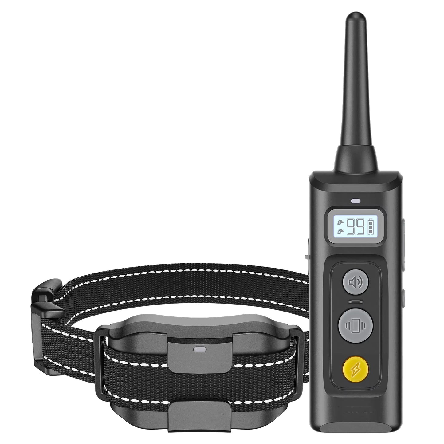 Dog Training Collar System with Remote Control and 3 Training Options