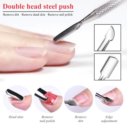 MEGIRL UV Gel Polish Set with UV Lamp & Electric Nail Drill Machine, Base & Top Coat for Manicure - Bond Well Supplies